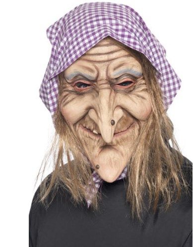 Scary Grandma Halloween Costume Witch Mask, Old Witch, Mascaras Halloween, Halloween Fest, Halloween Costume Mask, Witch Face, Witch Dress, Halloween Fancy Dress, Fancy Dress Accessories