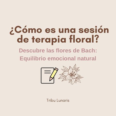 Sumérgete en el mundo de las Flores de Bach y descubre cómo estas esencias naturales pueden equilibrar tus emociones y promover tu bienestar emocional 💕🙏🏼 Desde la consulta inicial hasta los beneficios transformadores, aquí te explicamos cada paso de una sesión floral de Bach 🌸💧✨ Abrazo floral cósmico ✨💕 Manuela #floresdebachchile #floresdebach #equilibrioemocional #bienestarnatural #saludemocional #terapiafloral #cuidadopersonal #sesionfloral #tribulunaris Alternative Therapies, Health, Floral, On Instagram, Instagram