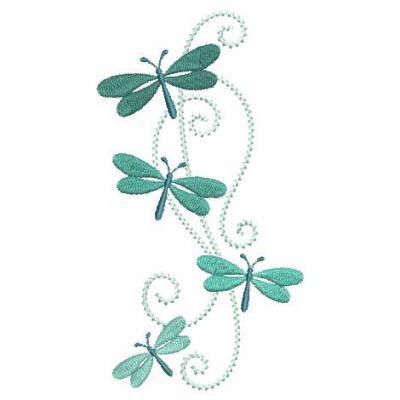 Dragonfly Centerpieces, Machine Embroidery Designs Flowers, Dragonfly Embroidery Design, Spring Bugs, Embroidery Drawings, Dragonfly Embroidery, Edge Embroidery, Dragonfly Pattern, Quilting Software