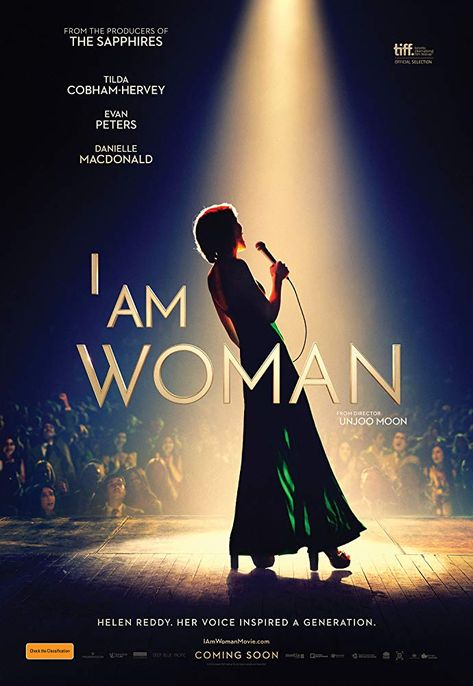 Helen Reddy I Am Woman, Danielle Macdonald, Documentary Poster, Music Documentary, Helen Reddy, Julie Delpy, Woman Poster, 2020 Movies, Woman Movie