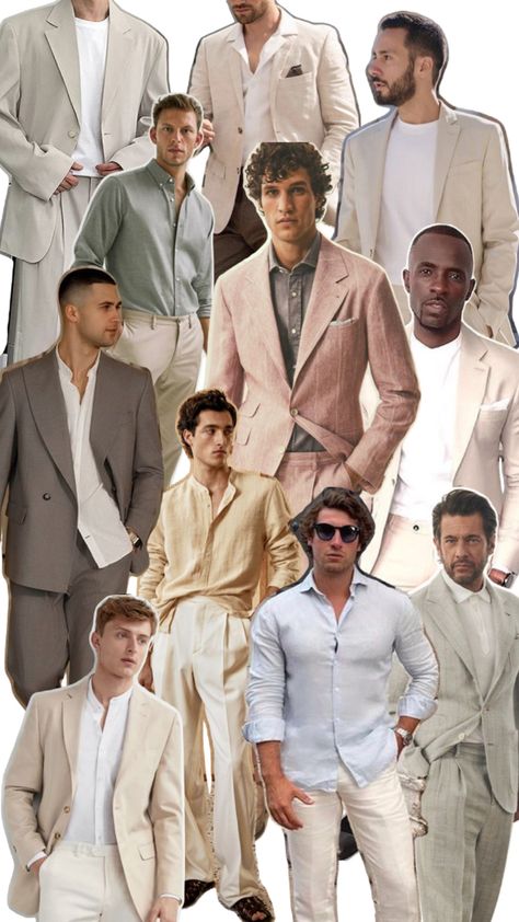 Beach Formal Men, Mens Wedding Guest Outfit, Men Wedding Attire Guest, Wedding Guest Outfit Men, Wedding Guest Men, Formal Wedding Guest Attire, Summer Wedding Attire, Party Dress Codes, Beach Formal