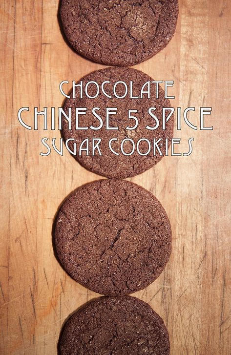 Recipes With 5 Spice Powder, Chinese 5 Spice Desserts, Recipes With Chinese 5 Spice, Chinese 5 Spice Cookies, Asian Cookies Recipes, Five Spice Recipes, Asian Cookies, Chinese Cookies, Powdered Sugar Cookies