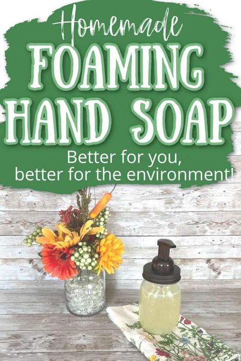 Homemade Foaming Soap, Homemade Foaming Hand Soap, Homemade Room Spray, Foaming Hand Soap Recipe, Hand Soap Recipe, Diy Foaming Hand Soap, Diy Hand Soap, Soap Tutorial, Liquid Castile Soap