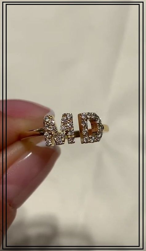 Alphabet Ring, Ring Initial, Minimal Ring, Monogram Ring, Personalized Ring, Custom Ring, Initial Ring, Ring Diamond, Ring Gold