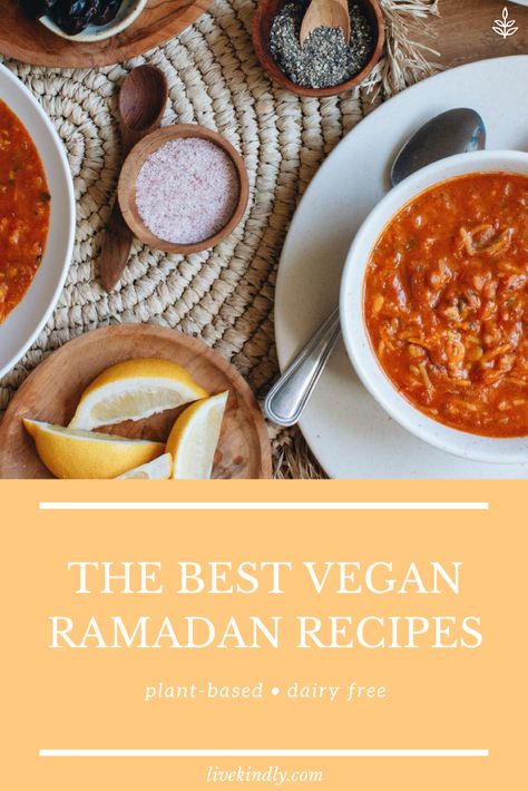 From harira to crispy pakoras, these vegan Ramadan recipes are full of flavor and a welcome addition to your iftar table. Vegetarian Ramadan Recipes, Vegan Ramadan Recipes, Ramadan Meals Iftar, Easy Healthy Iftar Recipes, Ramadan Recipes Iftar Snacks Easy, Healthy Ramadan Recipes Iftar, Iftar Recipes, Vegetarian Instant Pot, Ramadan Recipes