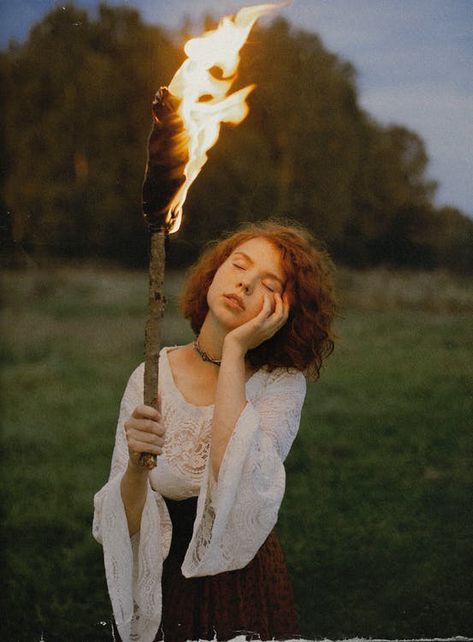 Woman With Eyes Closed, Portrait Of Woman, Portrait Photos, Fire Art, Outdoor Photoshoot, Best Portraits, Eyes Closed, Photoshoot Concept, Wild Woman