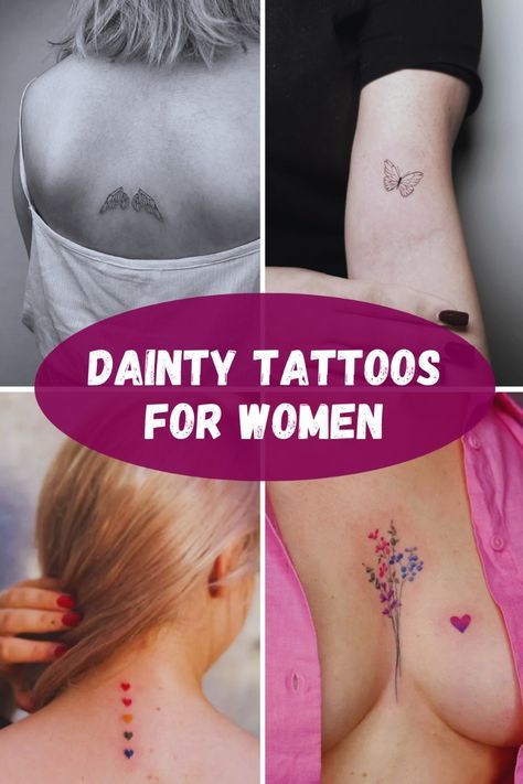 Loving Tattoos For Women, Small And Simple Tattoos For Women, Small Girly Tattoo Ideas, Stylish Tattoos Women, Small Love Tattoos For Women, Small Female Tattoo Ideas, Sassy Tattoos For Women, Tiny Girly Tattoos, Small Tattoos On Back