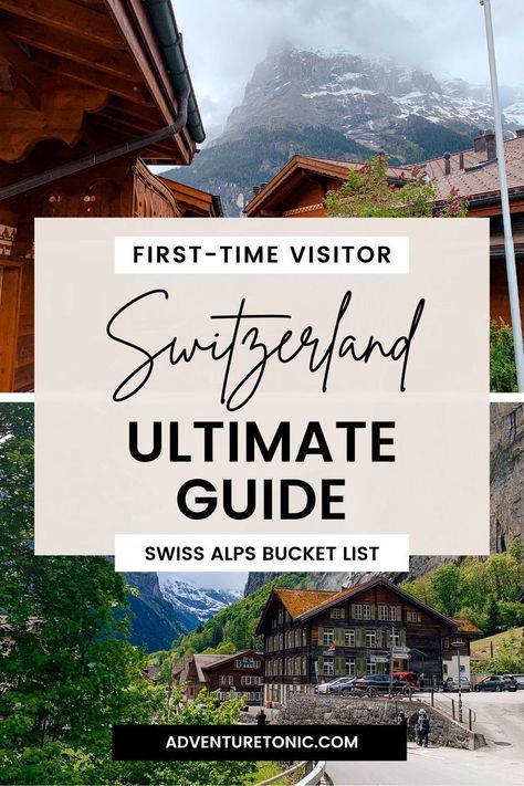 Dreaming of the perfect Swiss alps vacation? Follow this 3 day Switzerland itinerary for spectacular mountain views and to see the top Swiss alps sights! Switzerland trip | Switzerland guide | Swiss alps trip | Switzerland trip planning | what to do in Switzerland | where to go in Switzerland | interlaken | Murren | Lauterbrunnen | Grindelwald | 3 days in Switzerland | Switzerland itinerary alps 3 days What To Do In Switzerland, Swiss Alps Hiking, Best Places In Switzerland, Switzerland Places To Visit, Switzerland Interlaken, Swiss Alps Switzerland, Switzerland Summer, Switzerland Trip, Switzerland Mountains