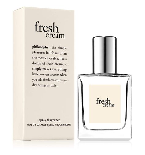 philosophy fresh cream shower gel eau de toilette mint body spritz (spray nozzle not included) Fresh Cream Body Lotion, Philosophy Fresh Cream, Vanilla Smell, Flavored Lip Gloss, Vanilla Perfume, Travel Size Perfume, Fresh Cream, Fragrance Spray, Luxury Perfume