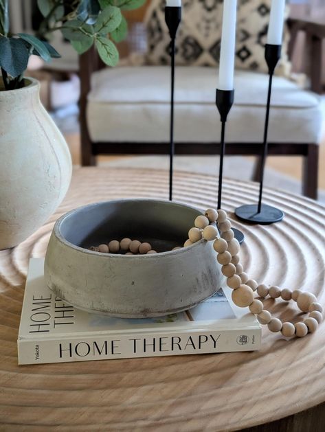 Coffee Table Bowl, Modern Rustic Style, Catchall Bowl, Table Bowl, Bowl Centerpiece, Stone Bowl, Entryway Table, Decorative Bowl, Table Coffee