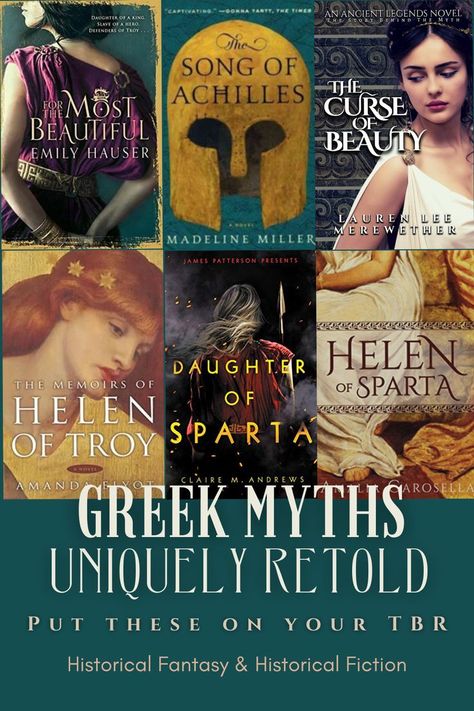 Greek Myth Fiction and Fantasy Retellings Reading List Helen Of Troy Art, Daughter Of Sparta, Helen Of Troy Aesthetic, Patroclus And Achilles, Helen Of Sparta, Bronze Age Collapse, Greek Mythology Characters, Greek Mythology Books, Books Recs