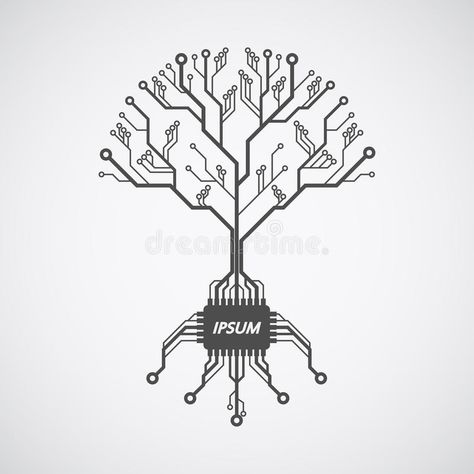 Printed circuit board tree. Picture of a circuit board pattern infom of a tree w , #AFF, #tree, #Picture, #board, #Printed, #circuit #ad Circuit Board Tattoo, Spiral Design Art, Scott Tattoo, Circuit Tattoo, Chip Tattoo, Electronic Tattoo, Willow Tree Tattoos, Tatoo Inspiration, Printed Circuit Board