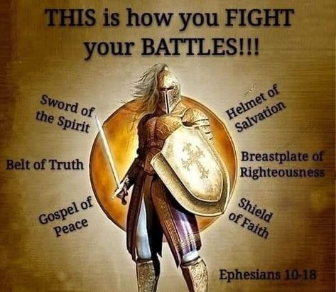 Spiritual Warfare Quotes, Breastplate Of Righteousness, Helmet Of Salvation, Belt Of Truth, Woord Van God, Spiritual Warfare Prayers, Shield Of Faith, Ayat Alkitab, Warrior Quotes