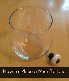 How to: Make a DIY Mini Bell Jar » Curbly | DIY Design Community Bell Jar Decor, Mini Cloche, Cloche Decor, Bell Jars, Silver Metallic Paint, Glass Dome Cloche, Cupcake Stands, The Bell Jar, Jar Diy