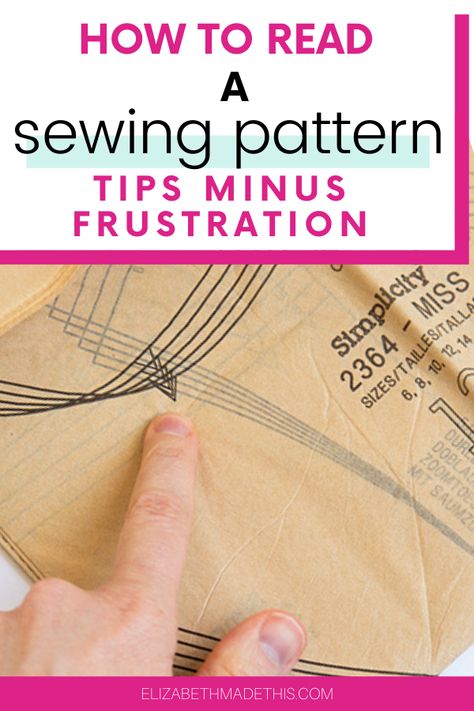 Sewing With Patterns Tips, Interesting Sewing Patterns, How To Sew Using A Pattern, How To Use Patterns Sewing, How To Read A Pattern Sewing, How To Size Up A Sewing Pattern, Learn To Sew Patterns, How To Read Patterns Sewing, Very Easy Sewing Patterns