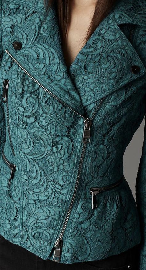 Cropped Biker Jacket, Lace Jacket, Mode Inspiration, Biker Jacket, Fashion Sense, Passion For Fashion, Style Me, Dream Closet, What To Wear