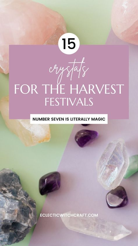 Get a free guide to crystals and learn how to choose the right one for you. Discover the different types of crystals that can be used for magickal purposes. Find out which crystals have a high vibration on each day of the year. Crystals for the harvest festivals. Explore the many ways you can practice witchcraft using crystals. Learn the basics and start practicing today. Crystals for the harvest festival: Lughnasadh, lammas, thanksgiving, autumnal equinox, harvest moon, fall equinox. The North Water, Guide To Crystals, Nature Spirituality, Crystals For Sleep, Harvest Festivals, Eclectic Witchcraft, Element Fire, Crystal Altar, Autumnal Equinox