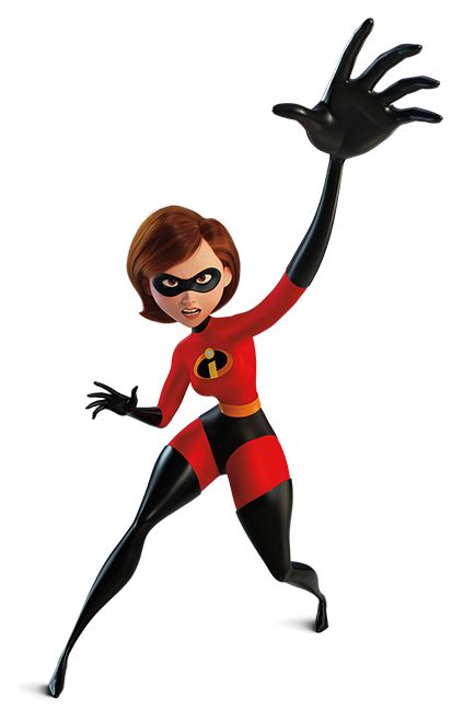 Elastigirl (real name Helen Parr), also known as Mrs. Incredible, is the deuteragonist in Disney/Pixar's 2004 film The Incredibles and is the protagonist in its 2018 sequel. Prior to marrying Mr. Incredible, Elastigirl seemed to have a strong opinion, stating that she both planned to break the... Mrs Incredible, Disney Incredibles, Incredibles 2, Pixar Films, Disney Wiki, Pixar Characters, Disney Infinity, Davy Jones, Comic Heroes