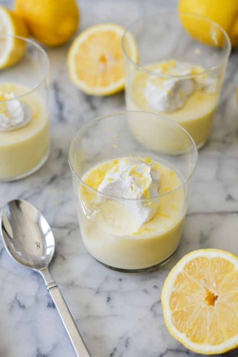 Lemon Curd Puddings Dairy Free Lemon Curd, Healthy Tart, Lemon Posset, Fed And Fit, Lemon Curd Recipe, Healthy Living Recipes, Tart Dessert, Curd Recipe, Lemon Pudding