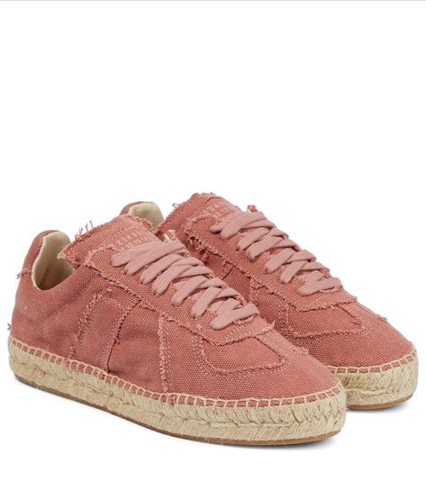 Maison Margiela Replica, Espadrilles Sneakers, Margiela Replica, Espadrille Sneakers, Margiela Shoes, Summer Shoe, Braided Rope, Genuine Leather Belt, Puma Platform Sneakers