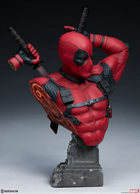 Deadpool Statue, Iron Man Pictures, Boys Game Room, Dropshipping Products, 3d Printed Objects, Bust Sculpture, Marvel Deadpool, Phone Wallpaper For Men, Marvel Comics Art