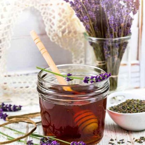 How To Infuse Honey, Lavender Infused Honey, Tea Inspiration, Infused Honey, Bee Stuff, Lavender And Lemon, Dried Berries, Honey Rose, Local Honey