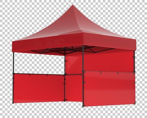 Event booth on transparent background 3d... | Premium Psd #Freepik #psd #background #banner #mockup #design Banner Mockup, Event Booth, Gazebo Tent, Car Canopy, Psd Background, Event Tent, Background 3d, Canopy Tent, 3d Rendering