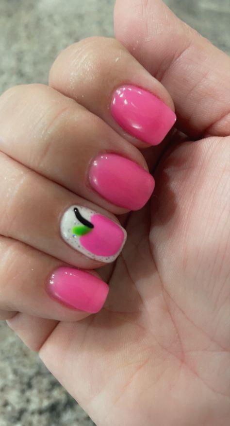 Teacher Nail Inspiration, Nail Designs For Teachers, Fun Teacher Nails, Pink Back To School Nails, Back To School Nail Designs For Teachers, Preschool Teacher Nails Designs, Teacher Nail Designs, School Teacher Nail Art, Pink Back To School