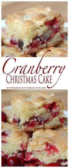 Cranberry Christmas Cake Cranberry Christmas Cake, Weight Watcher Desserts, Holiday Eating, Cranberry Recipes, Holiday Dessert, Vanilla Frosting, Köstliche Desserts, Christmas Cooking, Holiday Cooking