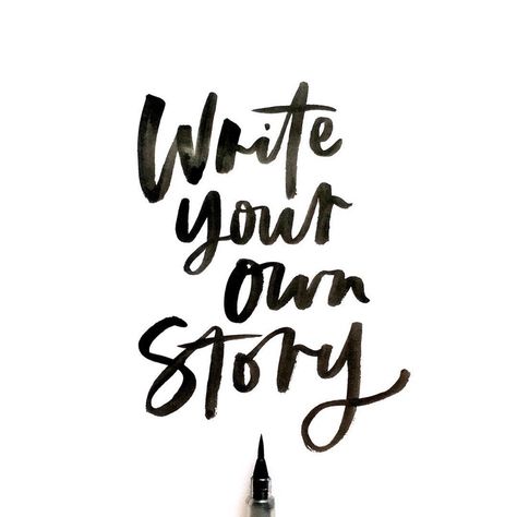 Write Your Own Story / Frankie's Girl Understated Wedding, Book Bedroom, Story Tattoo, Notes Creative, Vera Bradley Patterns, Colorful Wedding Invitations, Write Your Own Story, Calligraphy Practice, Story Quotes