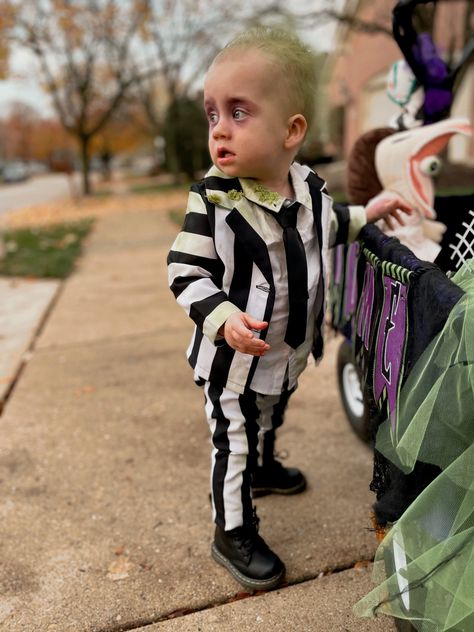 Baby Beetlejuice Toddler Costume Contest Winner Parade Wagon Baby Beetlejuice, Wagon Costume, Costume Contest Winner, Toddler Costumes, Baby G, Contest Winner, Costume Contest, Beetlejuice, Wagons