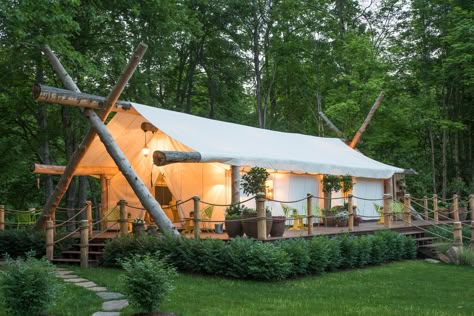 Tents Camping Glamping, Tent Living, Wall Tent, Glamping Resorts, Go Glamping, Glamping Site, Virginia Is For Lovers, Luxury Tents, Bell Tent