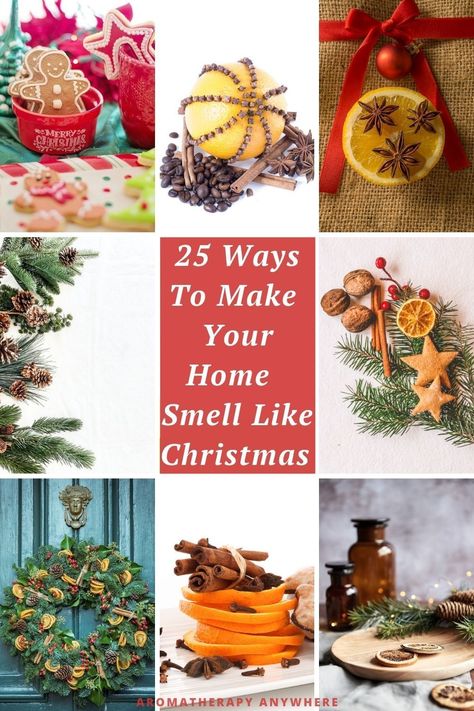 Transform your home into a winter wonderland with these 25 festive ideas for making your space smell like Christmas. From cinnamon-spiced candles to fresh pine garlands, discover delightful scents that will fill your home with holiday cheer Christmas Smell Diy, How To Make My House Smell Like Christmas, Cinnamon Scented Ornaments, Make Your House Smell Like Christmas, Christmas Aroma, Home Smell Like Christmas, Christmas Smells, Christmas Diffuser Blends, Smell Like Christmas