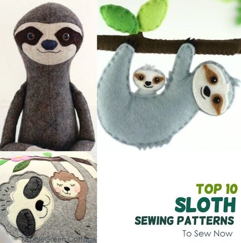 Best 10 sloth sewing patterns that are trending now. Check out these popular diy sloth ideas and choose your favorite! Baby Sloth, Beginner Sewing Projects Easy, Leftover Fabric, Fabric Baskets, Sewing Projects For Beginners, Sewing Skills, Love Sewing, Sewing Tips, Sewing For Beginners