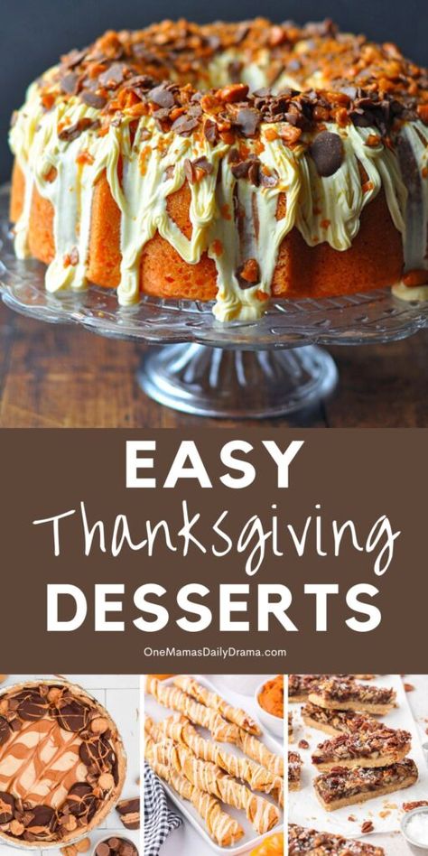 Thanksgiving Easy Recipes Desserts, Non Cake Birthday Dessert Ideas, Thanksgiving Desserts Southern, Thanksgiving Baked Desserts, Thanksgiving Desserts For Large Group, Thanksgiving Desserts Decorative, Thanksgiving Bakesale Ideas, Thanksgiving Day Desserts Easy, Scarecrow Desserts