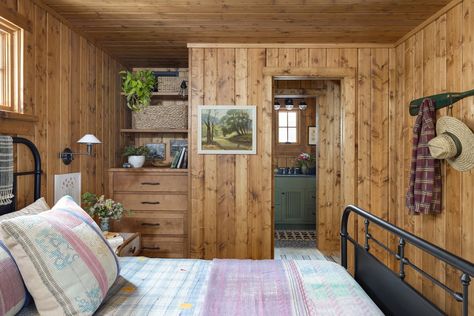 WOODLAND WONDER Paneled Bedroom, Cabin Resort, Twin Cities Minnesota, Interior Design Awards, Minneapolis Minnesota, Interior Design Firm, Twin Cities, St Paul, Remodeling Projects