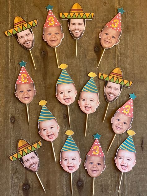 etsy Face cupcake topper, 12 PCs,DOUBLE SIDED, photo cupcake topper, birthday cupcake topper, funny cupcake toppers, personalized cupcake topper. Birthday Topper Cake, 30th Birthday Cupcakes, Photo Cupcake Toppers, Face Cupcake Toppers, Funny Cupcakes, Cupcake Flags, Personalised Cupcake Toppers, Custom Cupcake Toppers, Star Cupcakes