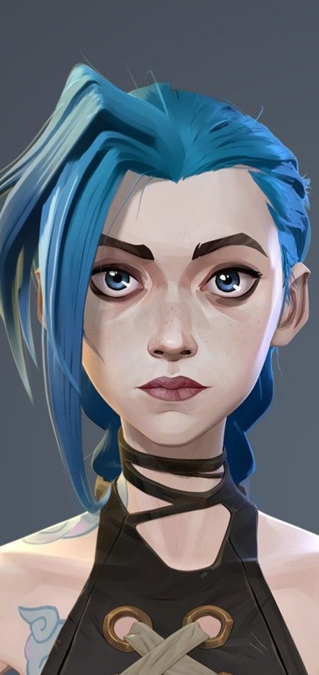 Arcane Jinx, Look Alike, Hair, Blue