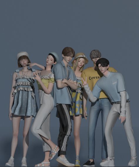 Sims 4 Couple Poses, Ts4 Poses, Group Photo Poses, Perfect For Each Other, Group Poses, Sims 4 Mods Clothes, Sims 4 Cc Finds, Ts4 Cc, Sims 4 Clothing