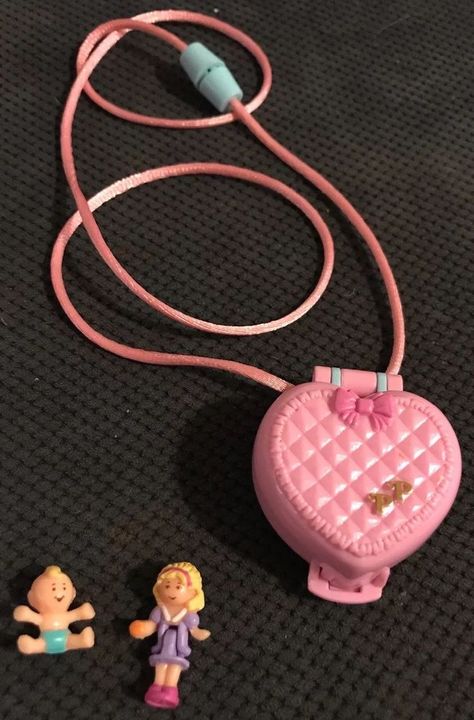 Vintage Polly Pocket Bluebird 1993 Baby and Ducky Locket Necklace 100% COMPLETE  | eBay Polly Pocket Necklace, Polly Pocket Dolls, Vintage Polly Pocket, Polly Pockets, Seed Of Life, Polly Pocket, Flower Of Life, Bluebird, Locket Necklace