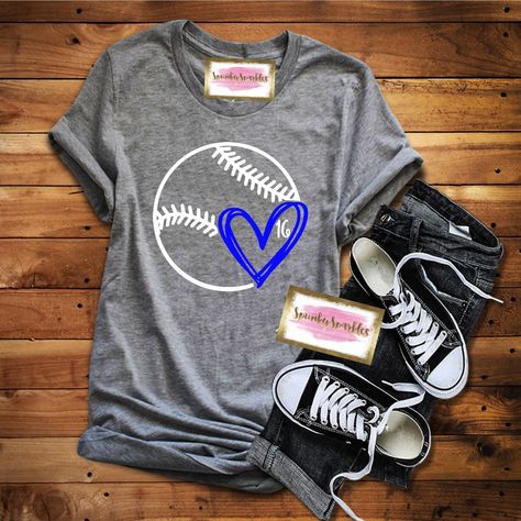 Baseball Tank, Baseball Shirt Designs, Baseball Tanks, Baseball Sweatshirts, Softball Mom Shirts, Balls Shirt, Personalized Baseballs, Baseball Mom Shirts, Spirit Shirts