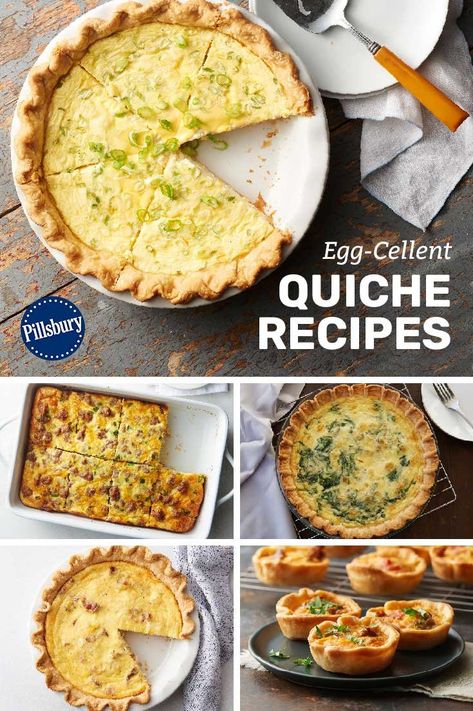 Quiche Recipes Easy Pillsbury, Cheap Quiche Recipes, Pillsbury Quiche Recipe, Egg Bake Recipes, Easy Quiche Recipes, Simple Quiche, Best Quiche Recipes, Best Quiche, Air Fryer Recipes Dessert