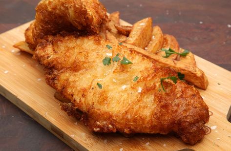 Fish Recipes Gluten Free, Gluten Free Fish Batter, Fried Fish And Chips, Gluten Free Fish And Chips, Fish And Chips Batter, Gluten Free Fish Recipes, Battered Fish And Chips, Recipes Gluten Free Dairy Free, Fish Batter Recipe