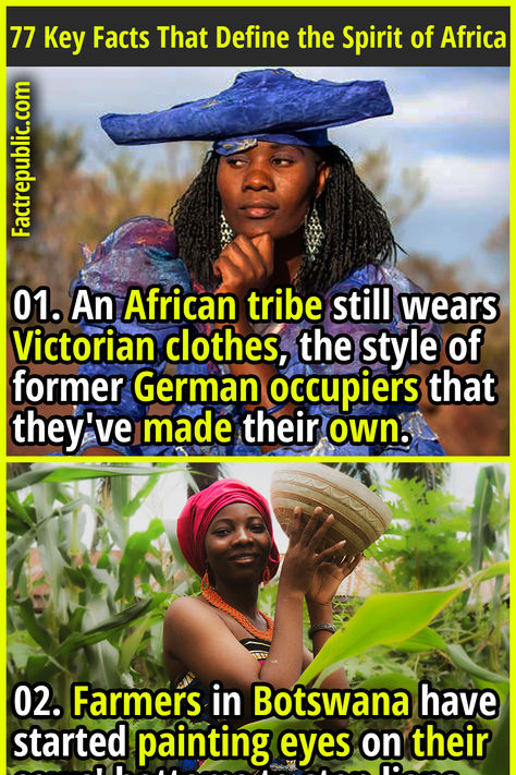 01. An African tribe still wears Victorian clothes, the style of former German occupiers that they've made their own. African Tribe Woman, Africa Tribes, African History Facts, 10 Day Green Smoothie, I Am An African, African History Truths, African Tribe, Fact Republic, African Goddess