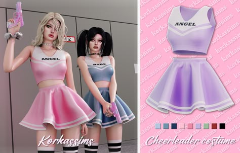 Cc The Sims 4, Sims 4 Couple Poses, Sims 4 Family, Sims 4 Cc Shoes, Cheerleader Costume, Free Sims 4, Sims 4 Game Mods, Sims 4 Body Mods, Sims 4 Expansions