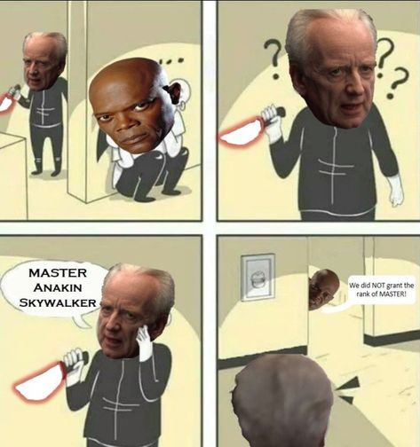 Hide and go seek ft. Chancellor Palpatine and Mace Windu Mace Windu Funny, Hide And Go Seek, Chancellor Palpatine, Mace Windu, Star Wars Drawings, Star Wars Humor, Family Guy, Funny Memes, Star Wars