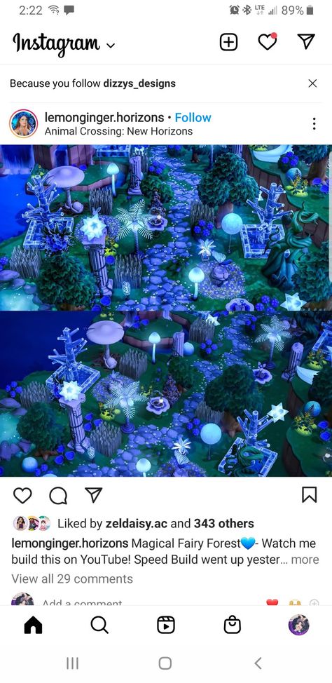 Magic Acnh Island, Acnh Enchanted Forest Island, Starry Island Animal Crossing, Animal Crossing Glowing Path, Fairy Core Museum Animal Crossing, Star Lake Acnh, Animal Crossing Jellyfish, Acnh Spacecore Island, Magical Animal Crossing Islands