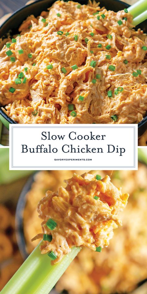 Buff Chicken Dip, Chicken Dips Crockpot, Slow Cooker Buffalo Chicken Dip, Crockpot Buffalo Chicken Dip, Buffalo Chicken Dip Ingredients, Slow Cooker Buffalo Chicken, Buffalo Chicken Dip Crock Pot, Crockpot Buffalo Chicken, Best Dip Recipes