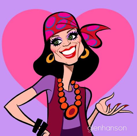 Glen Hanson Art, Glen Hanson, Valerie Harper, Celebrity Caricatures, August 22, Paintings I Love, Owl Art, Caricatures, New Yorker