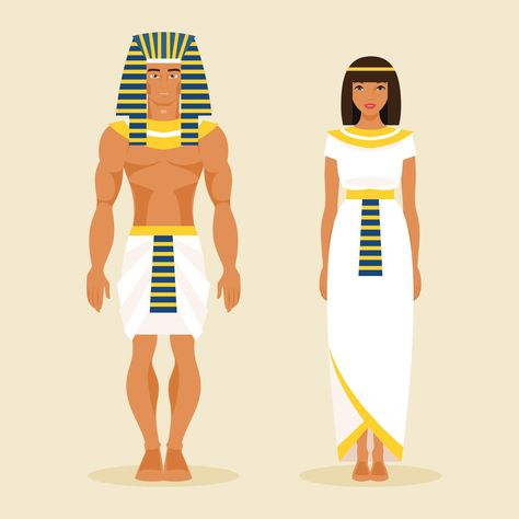 18 Captivating and Easy-to-remember Ancient Egypt Facts for Kids - Historyplex Ancient Egyptian Clothing Men, Egyptian Clothing Men, Traditional Egyptian Clothing, Egypt Clothes, Egyptian Fancy Dress, Egypt Clothing, Ancient Egyptian Clothing, Egyptian Outfit, Egypt Dress